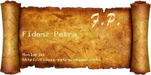 Fidesz Petra névjegykártya